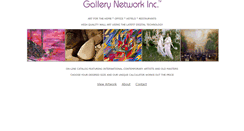 Desktop Screenshot of gallerynetwork.com